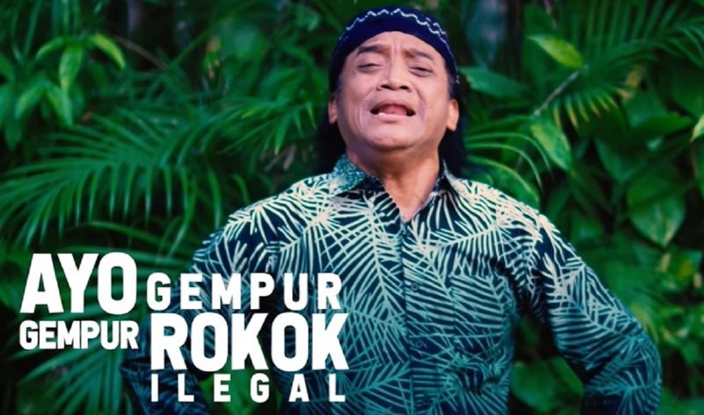 Didi kempot lawan rokok Ilegal
