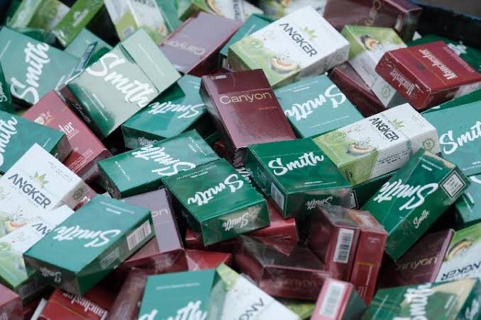 razia rokok ilegal